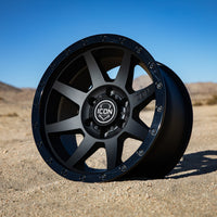 ICON Rebound 17x8.5 5x5 -6mm Offset 4.5in BS 71.5mm Bore Double Black Wheel