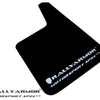 Rally Armor Universal Fit (No Hardware) Motorsport Spec Black UR Mud Flap w/ White Logo