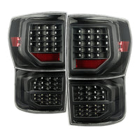 Xtune Toyota Tundra 07-13 LED Tail Lights Black ALT-JH-TTU07-LED-G2-BK