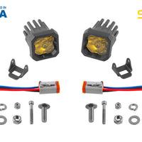 Diode Dynamics Stage Series C1 LED Pod Pro - Yellow Spot Standard ABL (Pair)