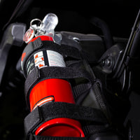 Fishbone Offroad Padded Roll Bar Black Fire Extinguisher Holder