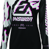 Answer 23.5 Syncron Meltdown Jersey Black/Magenta/Grey Womens - Large