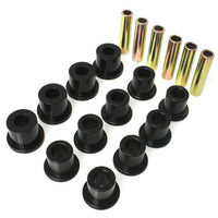 Energy Suspension 87-96 Jeep Wrangler Black Front/Rear Spring and Shackle Bushing