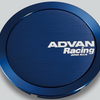 Advan 73mm Full Flat Centercap - Blue Anodized