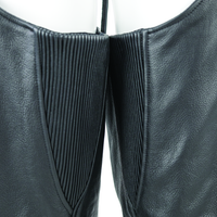 River Road Sierra Leather Chaps Black Womens - Small