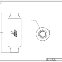 Aeromotive Marine AN-12 Fuel Filter - 100 Micron - SS Element