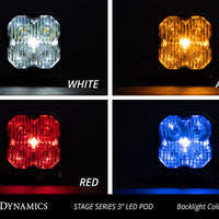 Diode Dynamics SS3 LED Pod Sport - White Flood Standard (Pair)