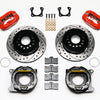 Wilwood Forged Dynalite P/S Park Brake Kit Drilled Red 58-64 Olds/Pontiac Ends