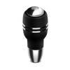 Momo Automatico Shift Knob - Black Leather, Chrome Insert