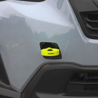 Perrin 2022 Subaru WRX / 18-21 Crosstrek / 14-21 Forester Tow Hook Kit (Front) - Neon Yellow