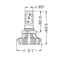 Oracle 9005 4000 Lumen LED Headlight Bulbs (Pair) - 6000K SEE WARRANTY