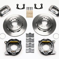 Wilwood Forged Dynalite P/S Park Brake Kit Polished New Big Ford 2.36in Offset