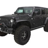 Bushwacker 2018+ Jeep Wrangler (JL) Unlimited Flat Style Flares 4pc - Black