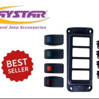 Daystar 2007-2018 Jeep Wrangler JK 2WD/4WD - A-Pillar Rocker Switch Pod (Switches Included)