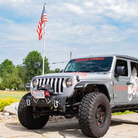 Fishbone Offroad 07-18 Jeep Wrangler JK Barracuda Modular Front Bumper - Base