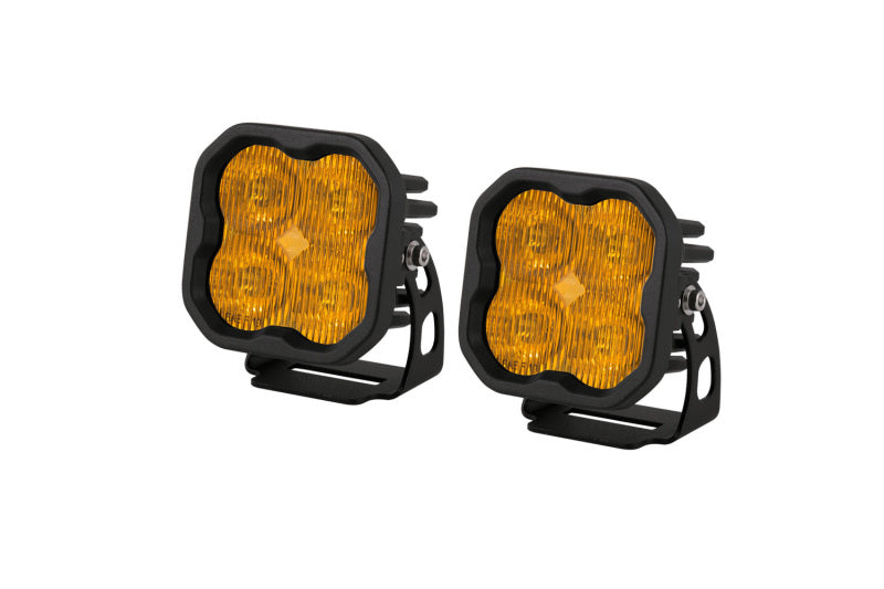 Diode Dynamics SS3 Max ABL - Yellow SAE Fog Standard (Pair)