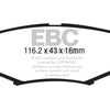 EBC 06-11 Dodge Nitro 3.7 Extra Duty Rear Brake Pads