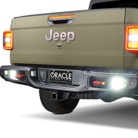 Oracle Rear Bumper LED Reverse Lights for Jeep Gladiator JT - 6000K SEE WARRANTY