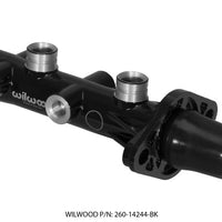 Wilwood Tandem Remote Master Cylinder - 1 1/8in Bore Black