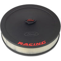 Ford Racing Air Cleaner Kit - Black Crinkle Finish w/ Red Emblem