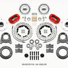 Wilwood Forged Dynalite-M Front Kit 10.75in Drilled Red 1950-1955 MG-TD/TF