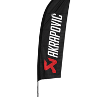 Akrapovic Self-standing flag set