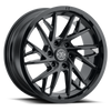 Method Raised MR801 20x9 / 8x180 BP / 0mm Offset / 124.1mm Bore - Gloss Black Milled Wheel