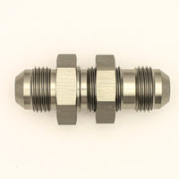 DeatschWerks 8AN Male Flare To 8AN Male Flare Bulkhead Adapter (Incl. Nut)