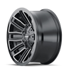 Mayhem 8108 Decoy 20x10 / 6x135 BP / -26mm Offset / 106mm Hub Black w/ Milled Spokes Wheel