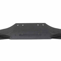 Fishbone Offroad 97-06 Jeep Wrangler TJ Winch Plate Steel - Black Textured Powdercoat Piranha Series