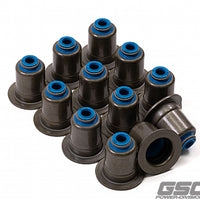 GSC P-D Toyota Supra/BMW B58/N54/S55/S58 Viton Exhaust Valve Stem Seals - Set of 12