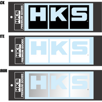 HKS LOGO Sticker W220 BLACK