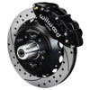 Wilwood Narrow Superlite 6R Front Big Brake Kit 12.88in SRP Drilled and Slotted Rotor - Black