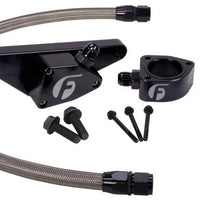 Fleece Performance 03-07 Manual Transmission Cummins Coolant Bypass Kit w/ SS Braided Line