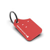 Rally Armor Mini UR Mud Flap Keychain - Red w/ White Logo