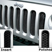 Rampage 2007-2018 Jeep Wrangler(JK) Grille 3D Single Piece - Black