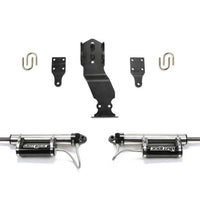 Fabtech 19-20 Ford F450/F550 4WD Dual Steering Stabilizer System w/DL 2.25 Resi Shocks