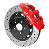 Wilwood AERO6 Front Kit 15.00in BBK - 08-12 Audi A4/A5/S5 - Drilled & Slotted Rotor - Red