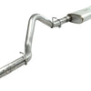 aFe MACHForce XP Exhaust Cat-Back SS-409 04-06 Jeep Wrangler TJ Unl L6 4.0L 2.5in Off-Road No Tip