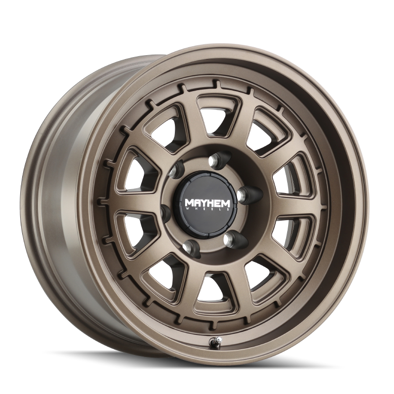 Mayhem 8303 Voyager 17x8 / 5x120 BP / 38mm Offset / 72.56mm Hub Dark Bronze Wheel