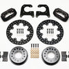 Wilwood Forged Dynalite Rear Drag Kit Drilled Rotor M-W / Lamb Ends 1/2in Studs