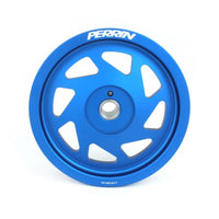 Perrin 19-21 Subaru WRX / 16-18 Forester Lightweight Crank Pulley (FA/FB Engines w/Large Hub) - Blue