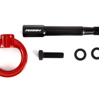 Perrin 08-14 Subaru WRX/STI Hatchback Tow Hook Kit (Rear) - Red