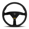 Momo MOD78 Steering Wheel 320 mm - Black Suede/Black Spokes