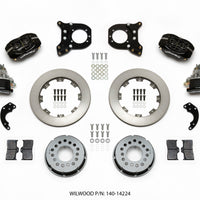 Wilwood Forged Dynalite P/S Rear Kit w/MC4 P-Brake Chev 12 Bolt w/Clip Eliminator