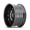 Mayhem 8110 Tripwire 20x9 / 8x165.1 BP / 18mm Offset / 130.8mm Hub Black w/ Prism Red Wheel