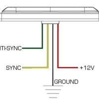 Oracle 4 LED Slim Strobe - Red SEE WARRANTY