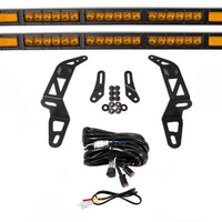 Diode Dynamics 18-21 Jeep JL Wrangler/Gladiator SS30 Bumper Bracket Kit - Amber Combo Dual