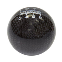 NRG Ball Style Shift Knob For Honda - Heavy Weight 480G / 1.1Lbs. - Black Carbon Fiber