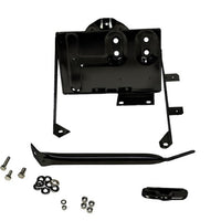 Kentrol 76-86 Jeep CJ Battery Tray with support arm - Powdercoat Black